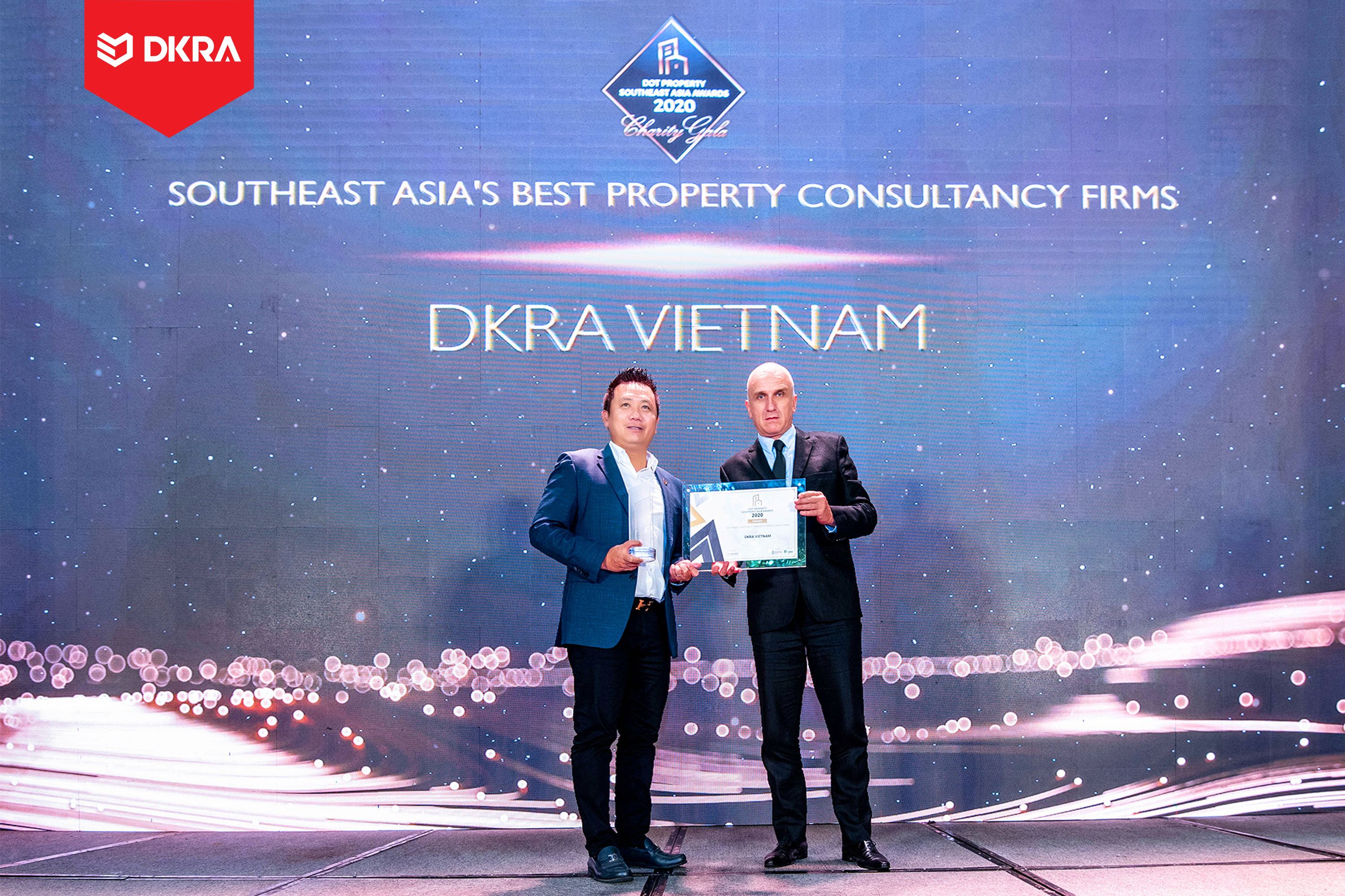 DKRA Vietnam “Đơn vị tư vấn phát triển dự án tốt nhất Đông Nam Á” do Dot Property Southest Asia Awards trao tặng 2020