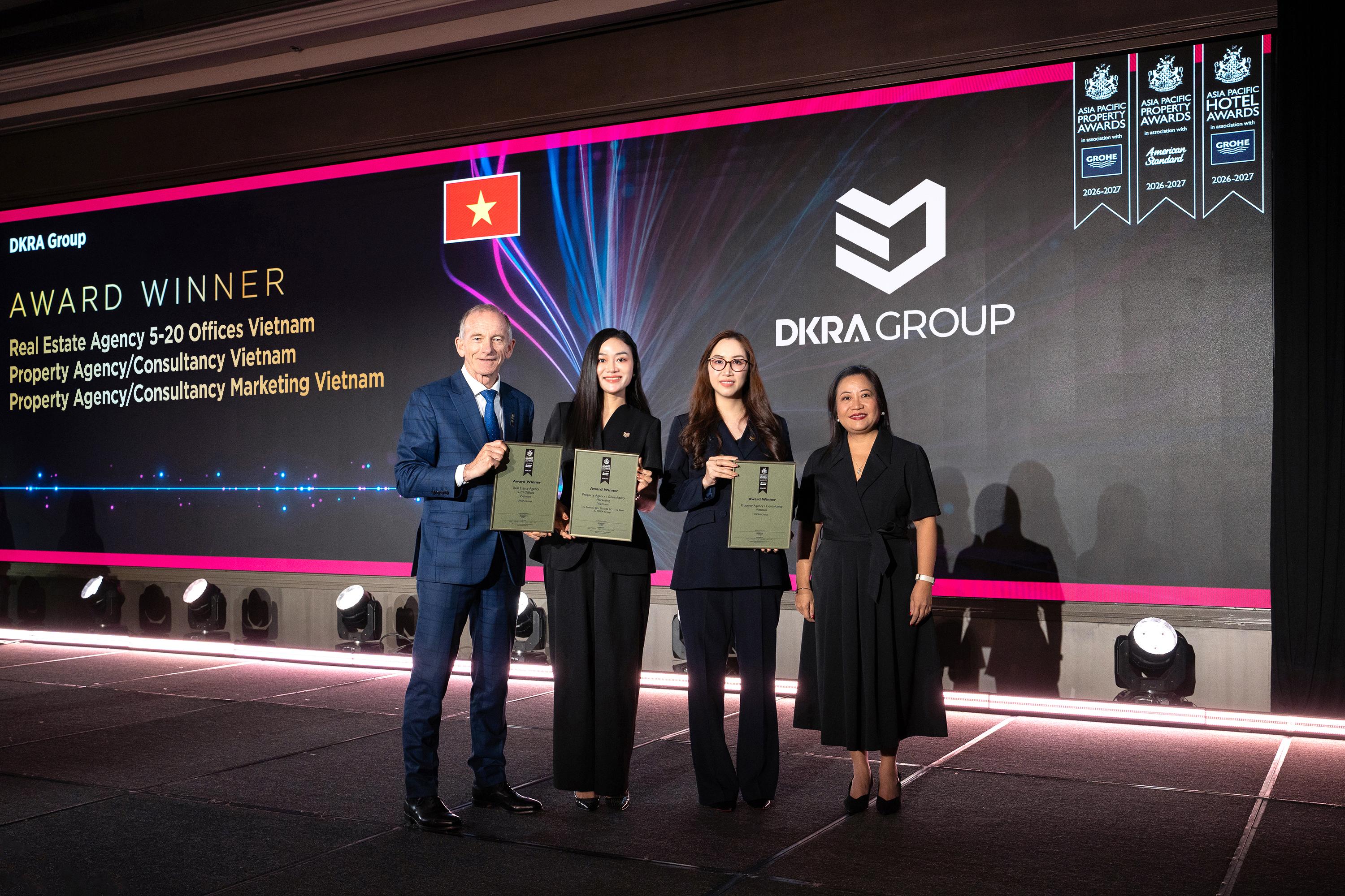 DKRA GROUP 5 NĂM LIÊN TIẾP LẬP “HAT-TRICK” TẠI ASIA PACIFIC PROPERTY AWARDS