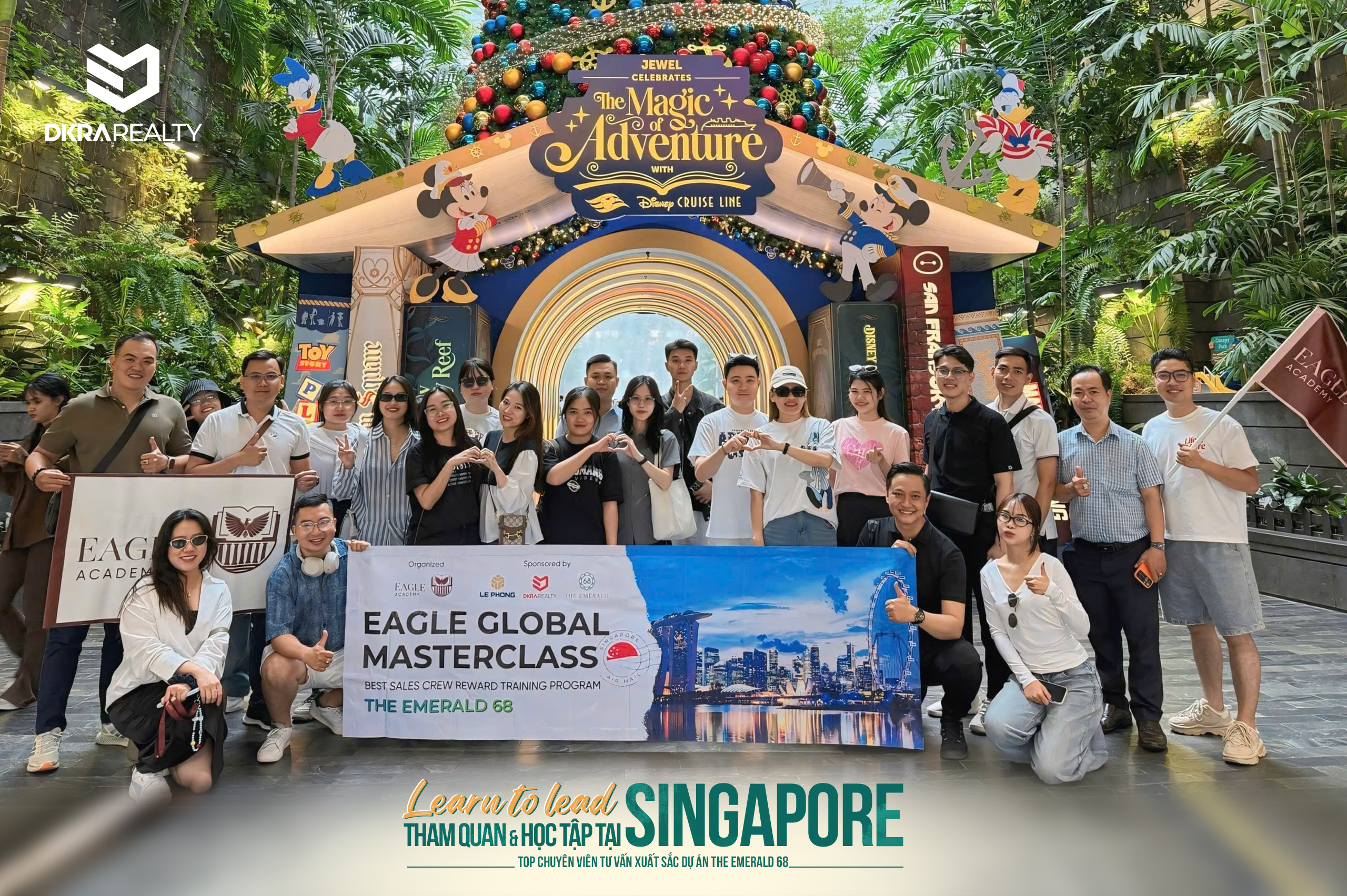 TOP “CHIẾN BINH” THE EMERALD 68 HOÀN THÀNH CHUYẾN HỌC TẬP VÀ NÂNG CHUẨN NGHỀ NGHIỆP TẠI SINGAPORE