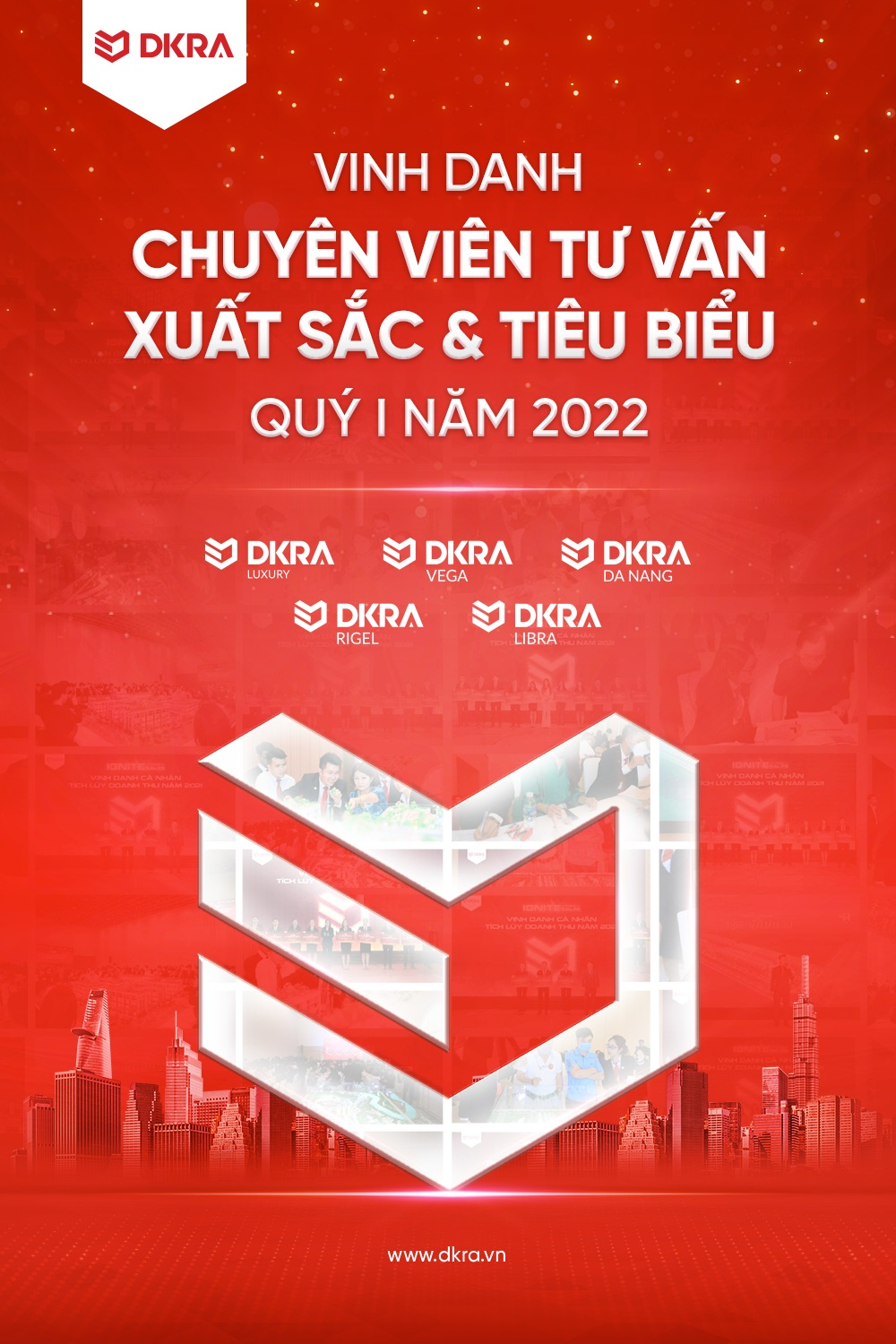 HỆ THỐNG DKRA GROUP VINH DANH CÁC CÁ NHÂN XUẤT SẮC QUÝ 1/2022